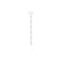 Topper for suspended strip tap 7.5 × 4 cm, white color
