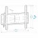 The bracket for LCD TV Holder LCDS-5071 37 "-55", 45 kg, distance from the wall 63mm.