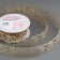 Figure tape "Branches", 30 mm, 9 ± 0.5 m, gold color