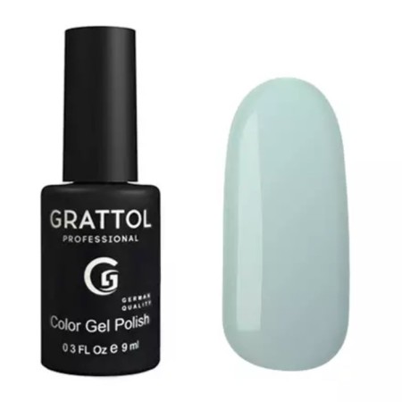 Grattol Color Gel Polish, No. 111 Pale Mint, 9 ml