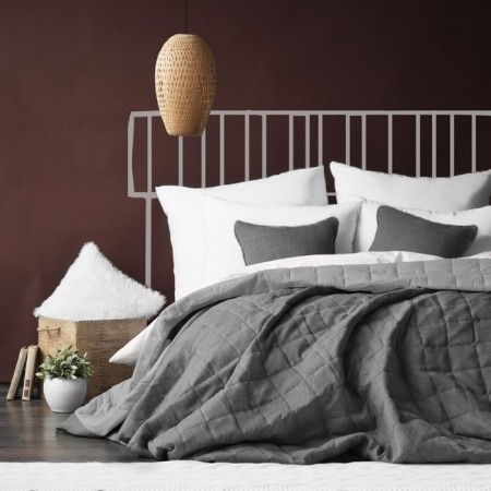 Jerry set: covering 160 x 220 cm, pillowcase 40 x 40 cm - 2 pcs, color gray-1