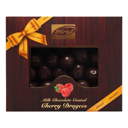 New Year. Chocolate dragee "Raspberry in dark chocolate" Wreath 100 g-3