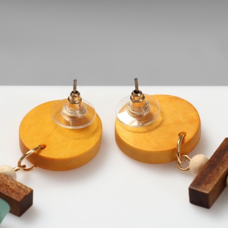 Earrings Assorted "Vacanda" style, abstraction, color-2