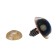 Rifle eyes with plugs, “sparkles” set 24 pcs, size 1 pcs: 2 cm, brown color