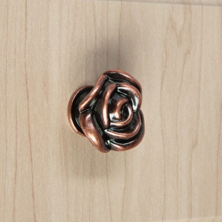 Handle button Cappio Rose 01, color copper-3