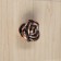 Handle button Cappio Rose 01, color copper