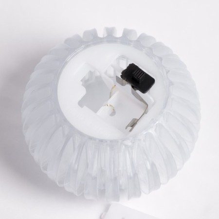 Night "Candle" LED 0.5W from 3XAG10 batteries is transparent 6x6x4 cm Risalux-3