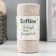 Knitting cord 100% cotton, width 1mm 100m 80g "Dairy" 10x4.2x4.2 cm