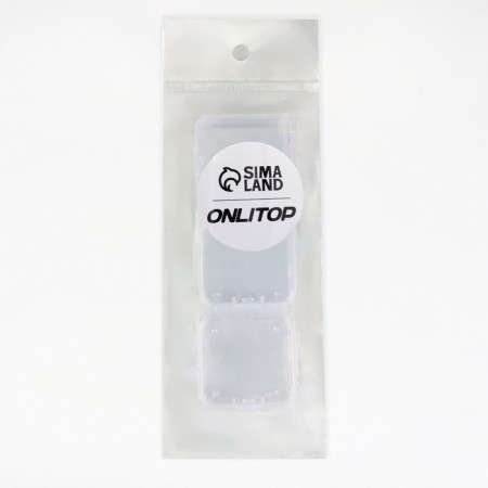 Air man, 4.5 × 4.5 × 2 cm, 1 section, packing - 3 pcs, color transparent-4