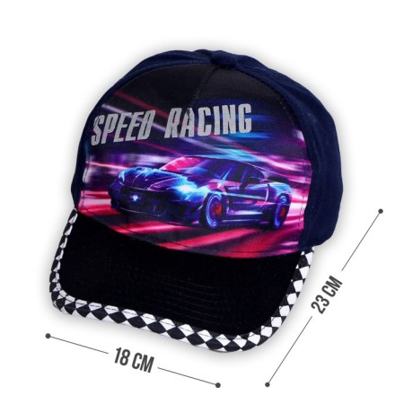 Children's cap "Speed ​​Racing", rr. 52-54 cm-1