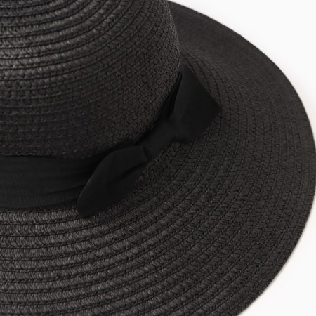 Women's hat minku "Beach", size 56-58, black color-2
