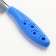 Comb "paws" with teeth of different lengths, 20.5 x 3 cm, blue