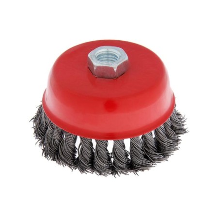 Metal brush for ushm scrap, twisted wire, "cup", M14, 100 mm