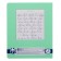 Notebook of 12 sheets, in a frequent slanting ruler, "panda-tetrand", covered cardboard, unit 80 g/m², is suitable for feathers and capillary handles
