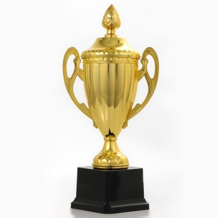 Cup 084, award figure, gold, plastic stand, 25 x 12 x 7.5 cm.-3