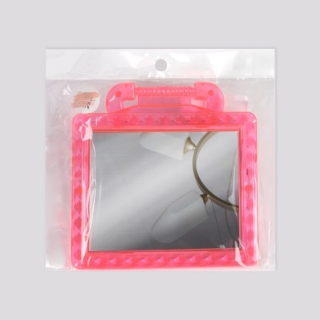 Desktop mirror - suspended, with a frame for a photo, a mirror surface is 11 × 9 cm, color mix-5