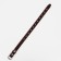 Leather collar on synthetic winterizer, dimensionless, 65 x 3 cm, Osh 22-55 cm, brown
