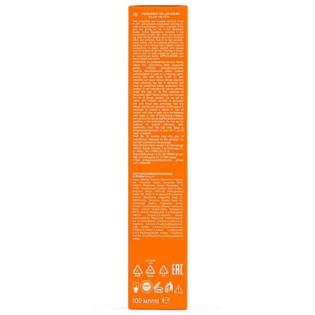 Cream-coloring hair permanent OLLIN Professional N-Joy, tone 9/75, brown-mahagonnoye blond, 100 ml-4
