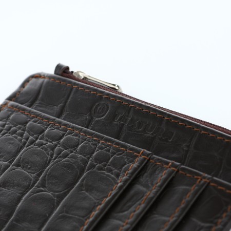 Busmel on leather, Textura, 8 cards, brown color-8
