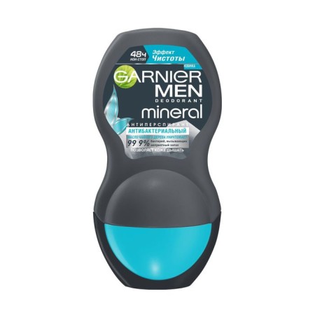 Antiperspirant Garnier Mineral Men "Cleanliness Effect", Roller, 50 ml