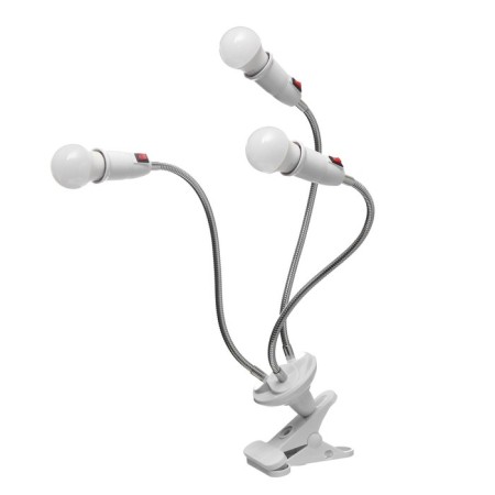 Cindle trio table lamp 3x15W E27 white 8x12x45cm-12