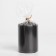 Candle-cylinder, 6x8.5 cm, 180 g, 12 hours, black