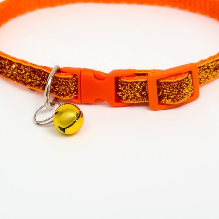 Collar "chic", 33 x 1 cm, orange-2