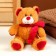 Soft toy "Bear", 16 cm, brown color