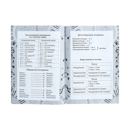 Diary for the Music School "Guitar Strings", a soft cover, 48 sheets-9