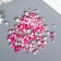 Beads for creativity plastic "Round. Assorted pink" d = 3-8 mm, set 10 grams