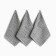 A set of decorative napkins Ethel Grey 30x30cm., 3pcs, 100%HL.