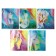 Notebook of 48 sheets in the cage "Bright curls", cover of metallized cardboard, selective varnish, block 65 g/m2, mix