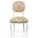 Wooden chair Adriano Buke/Fabric, milk/beige 50x54x96 cm