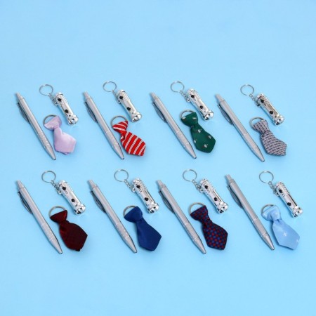 Gift set 3v1 (pen, keychain-tick, flashlight) mix-3