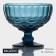 Glass Glass Magistro "La-Channel", 350 ml, 12 × 10.5 cm, blue color