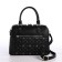 Women's bag on the zipper David Jones, 2 external pockets, black color