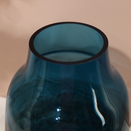 Elvi flowers vase made of colored glass 25 x 16 x 16 cm-5
