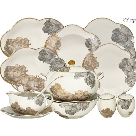 Lenardi -dining service "Millennium", 28 items