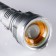 Manual battery flashlight, 3 watts, 1200 mAh, cigarette lighter charge 16.5 x 8.5 x 8.5