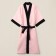 Women's bathrobe long SL Home "Rose" size 44-52,100% flax, 150g/m2