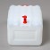 Canister-power, food, 20 l, white, mix cover