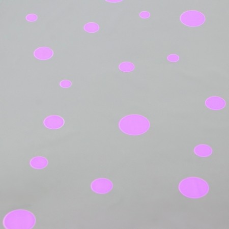 Flower film "Circles" Lilac 0.7 x 8.2 m, 40 mkm-3