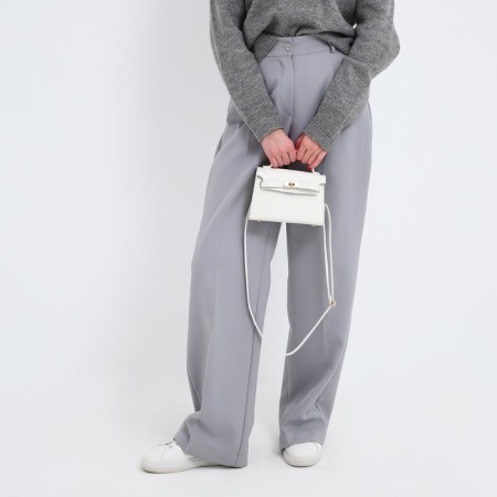 Bag Women's Messoriner, white color 19*13*7 cm-10