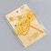 Topper "with an anniversary", gold, give beautifully
