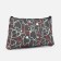 Cosmetic bag with lightning, black color