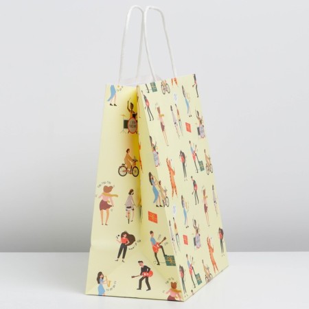 Gift Craft Package, Packaging, Happy Birthday, 22 x 25 x 12 cm-2