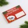 New Year. Block for entries with tear -off sheets in the postcard "Letter from Santa Claus"