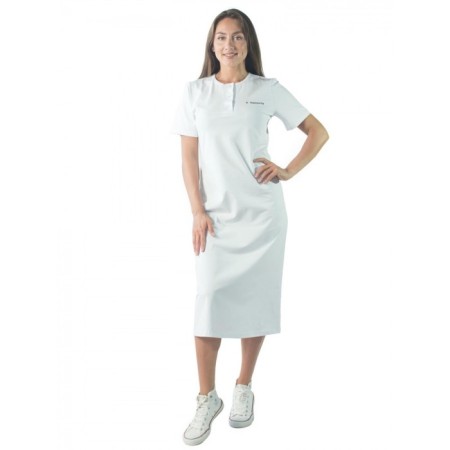 Female dress "in the moment", size 44, white color-2