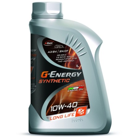 Motor oil G-Energy Synthetic Long Life 10W-40, 1 liter