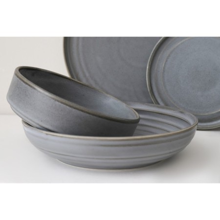 Porcelain salad Magistro Urban, 1250 ml, D = 23 cm, color gray color-5